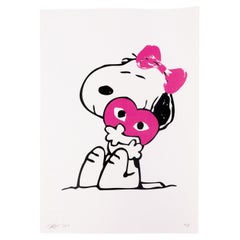 Death NYC Signed Limited Ed Pop Art Print Snoopy 