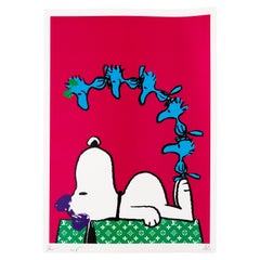 Death NYC Signed Limited Ed Pop Art Print Snoopy Vuitton 