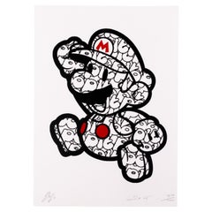 Death NYC Signed Limited Ed Pop Art Print Super Mario