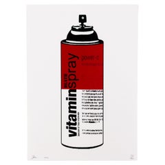 Death NYC Signed Limited Ed Pop Art Print Vitamin Spray Can