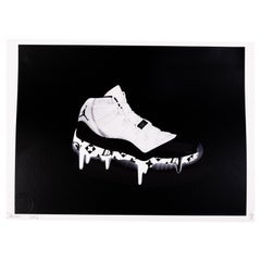 Vintage Death NYC Signed Limited Ed Pop Art Print Vuitton Sneaker