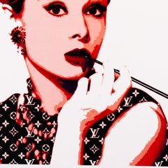Death NYC Signed Pop Art Print Louis Vuitton Audrey Hepburn