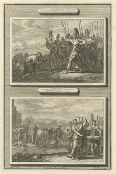 Death of the Amalekite Messenger and Uzzah Struck Down, Mortier circa 1700