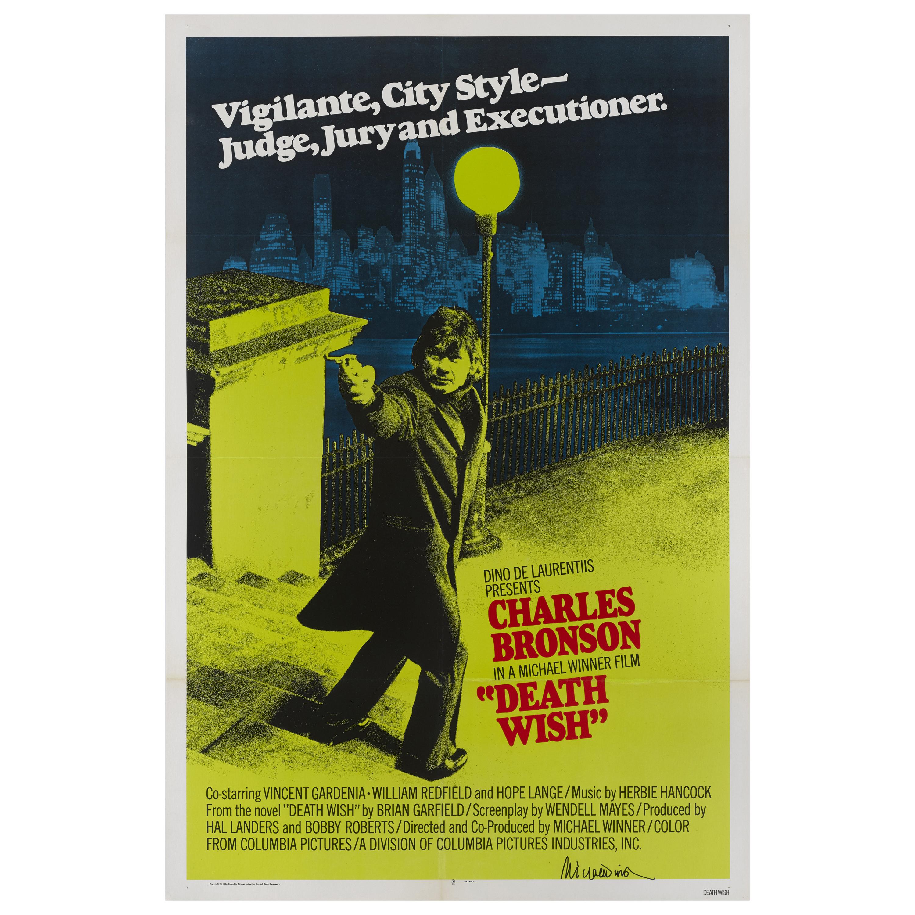 "Death Wish" Original US Film Poster