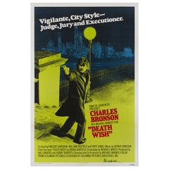 "Death Wish" Cartel original de la película en EE.UU.