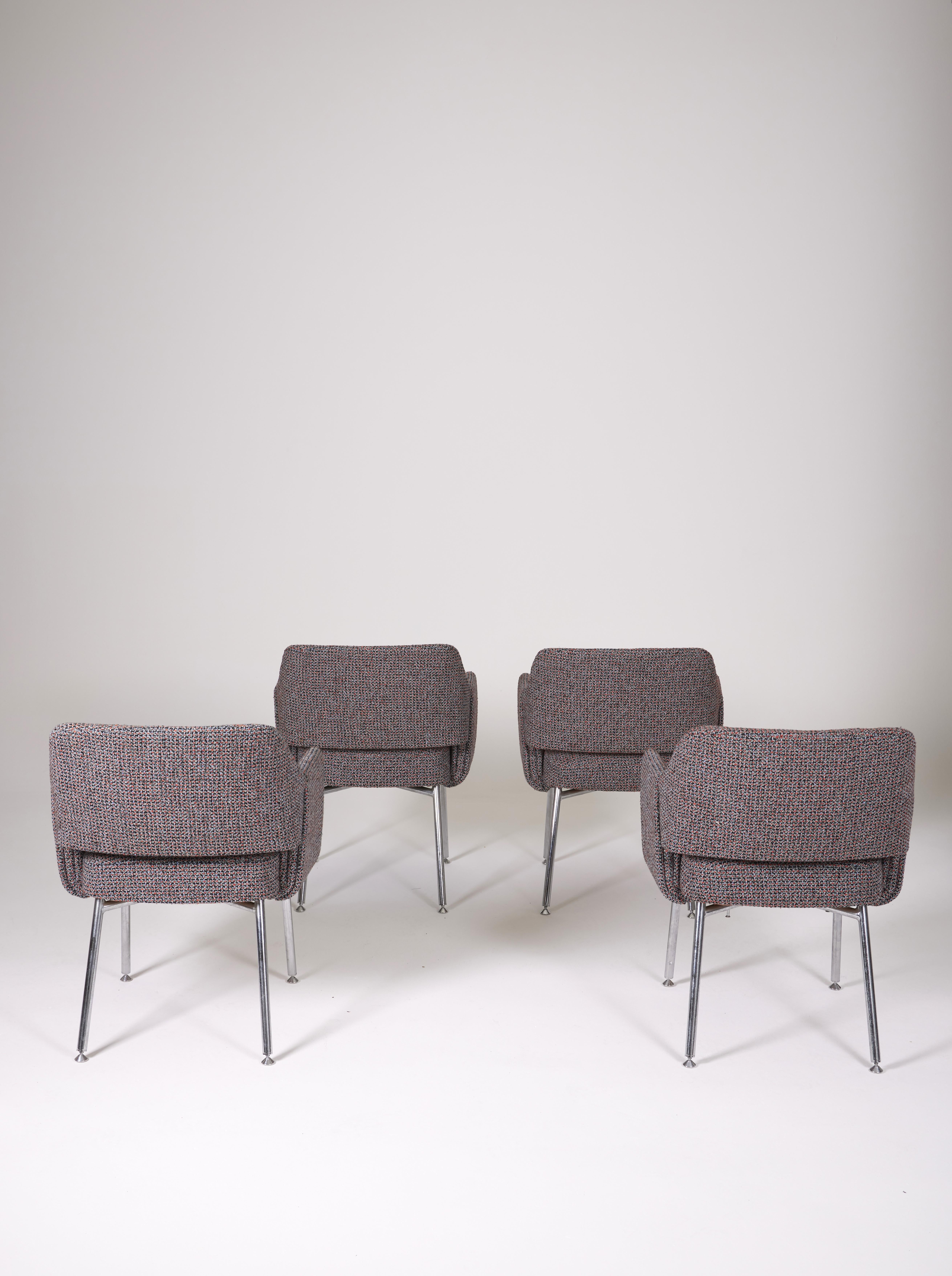 Deauville Airborne armchair in tweed For Sale 2