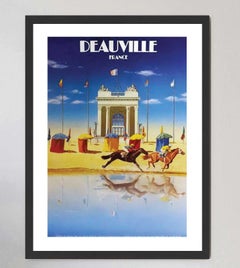 Deauville, France Original Poster by Pierre Barraya, 1984
