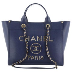 Deauville Tote Studded Caviar Small