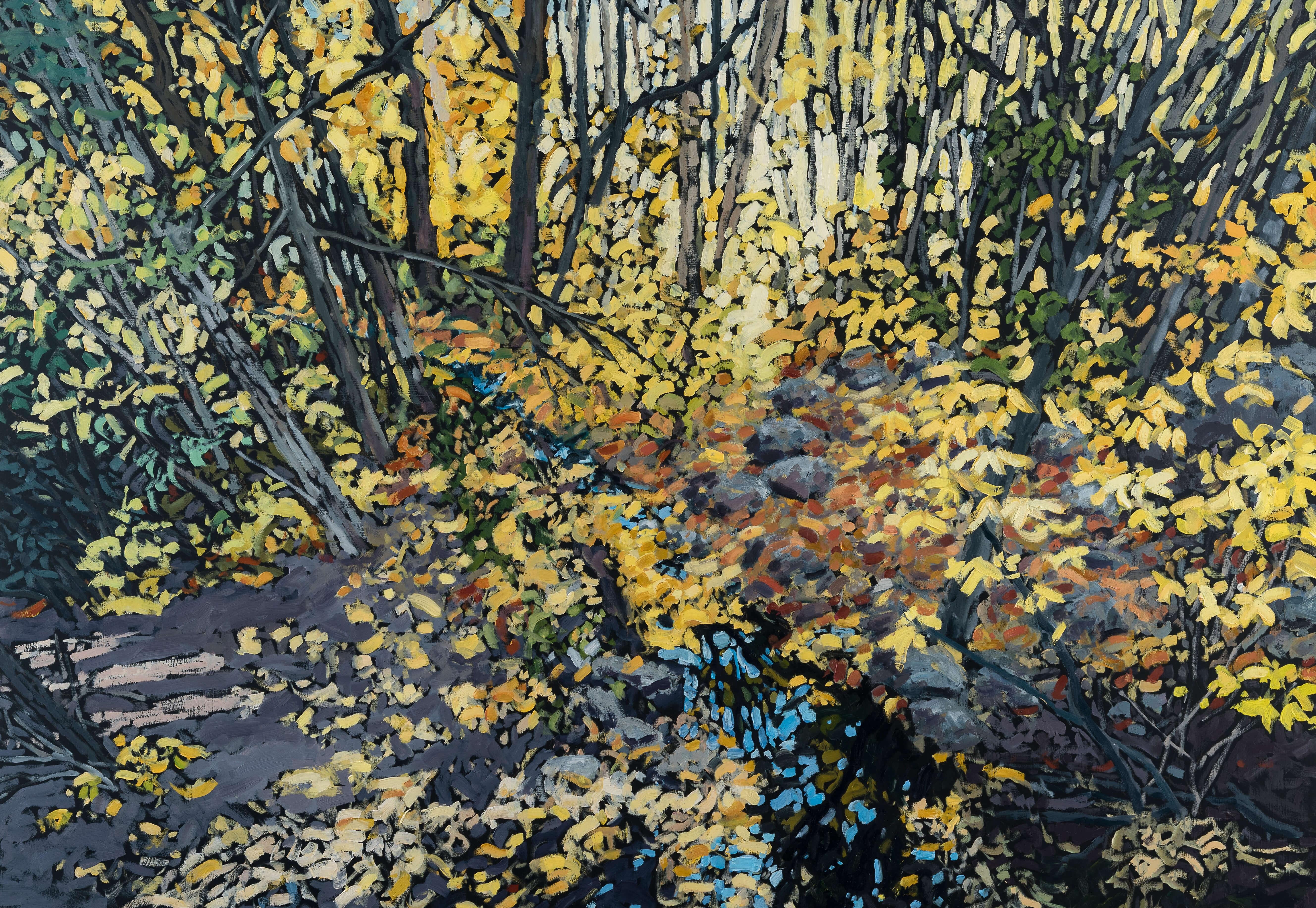 "Autumn's Glow Embraces the Heart" di Deb Komitor (Stati Uniti) è un dipinto a olio paesaggistico realizzato a mano e pronto da appendere.

Deb Komitor è nata e cresciuta in Ohio e ora risiede a Colorado Springs, CO con il marito Steve, il suo