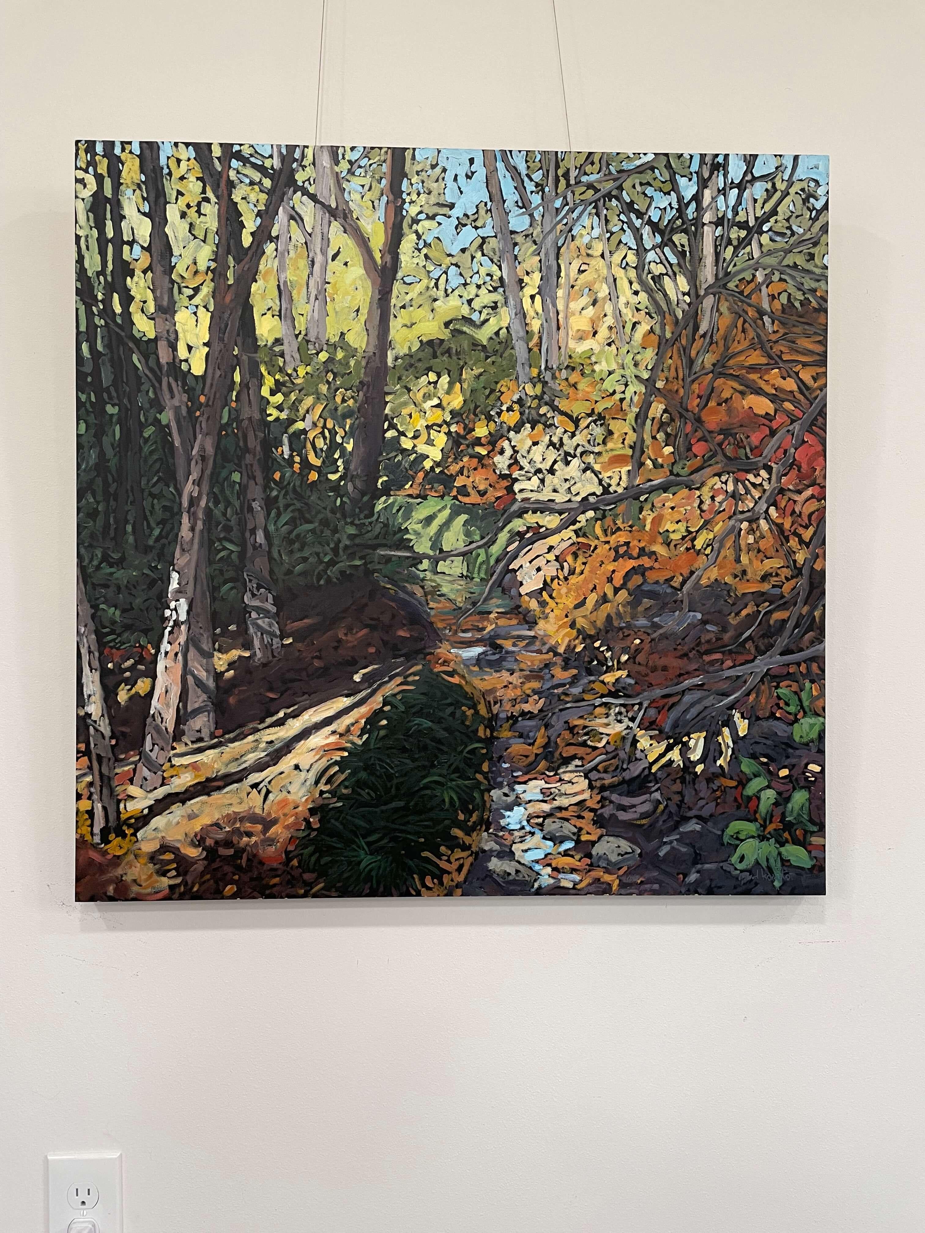 Encanto del Viejo Mundo, Pintura al Óleo Original - Painting de Deb Komitor