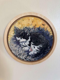 "The Comfy Place" - Original Oil Painting on Birch Panel