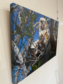 „Die Jüngeren“ (2023) von Deb Komitor, Original-Ölgemälde