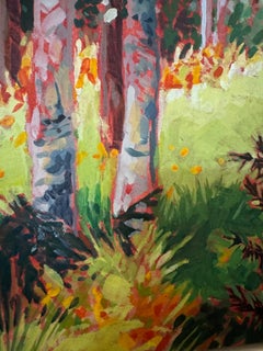 „Die Freude an Licht und Schatten“ (2024) von Deb Komitor, Originalgemälde