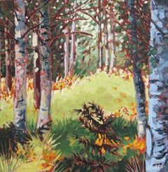 "La gioia della luce e dell'ombra" (2024) di Deb Komitor, Pittura originale