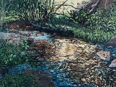 "The Rhythm of Light" (2022) by Deb Komitor, Original Oil Painting