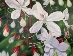 Ölgemälde "Der Trommelknauf" von Clerodendrum