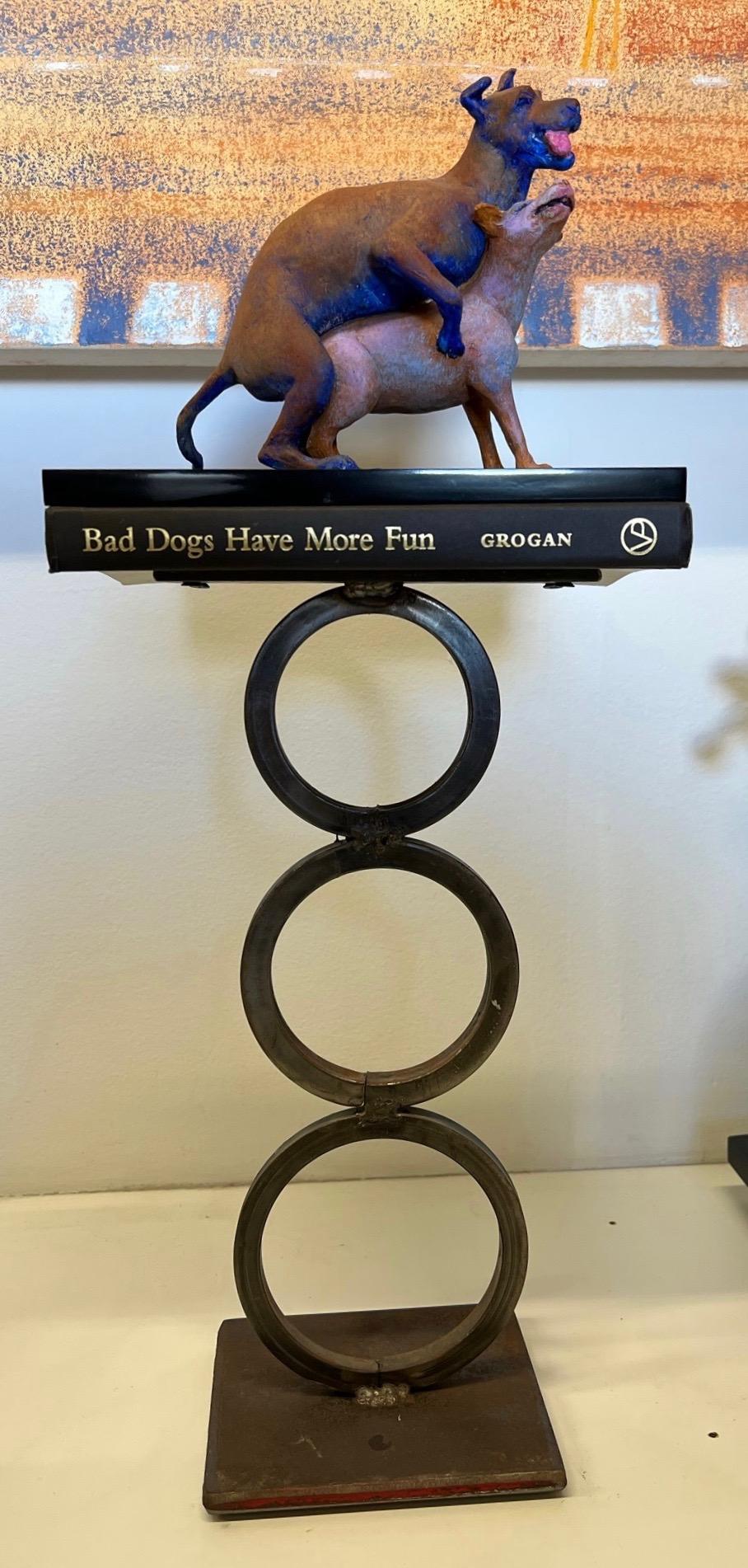 Doggy Style - Sculpture by Debbie Korbel