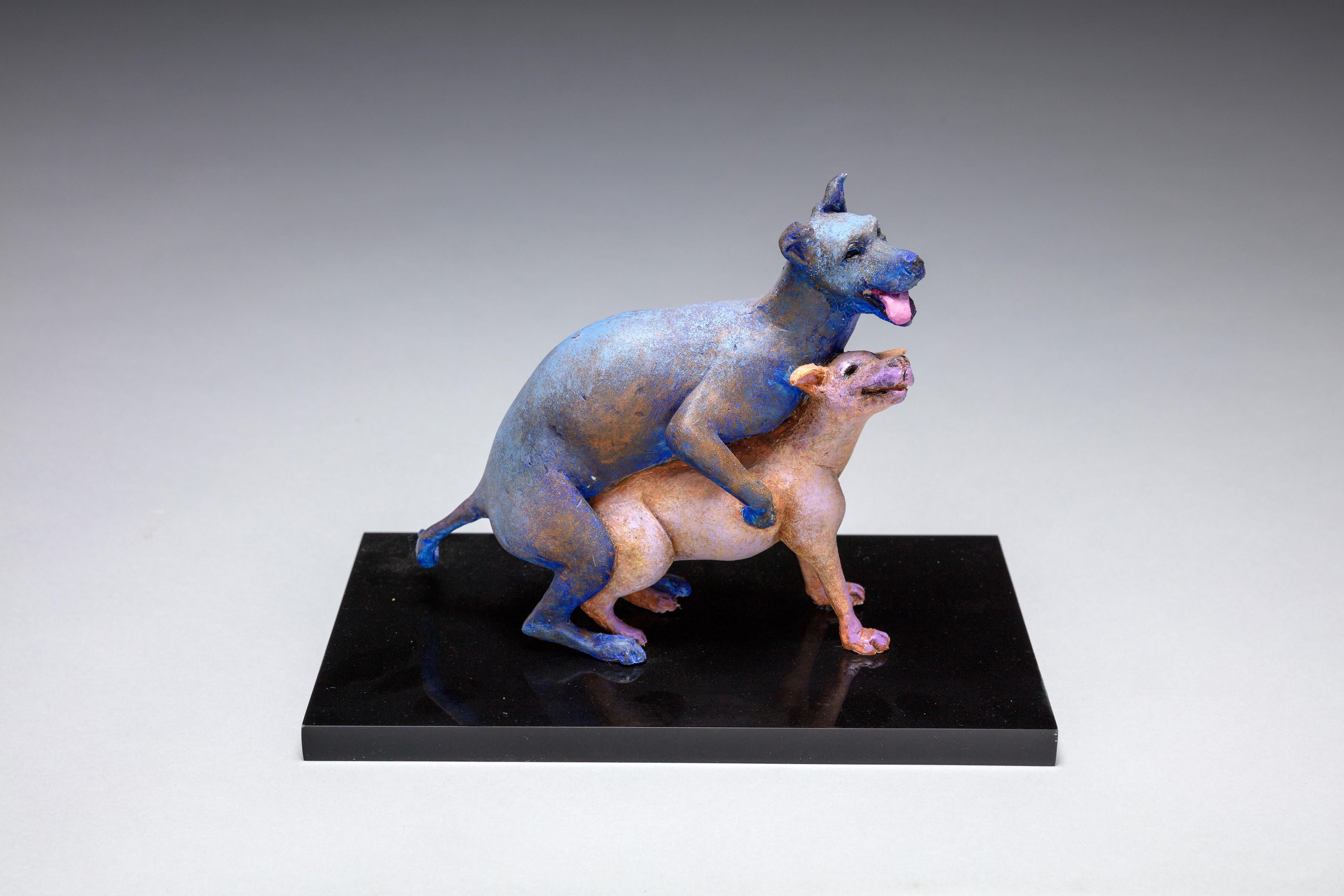 Debbie Korbel Figurative Sculpture - Doggy Style