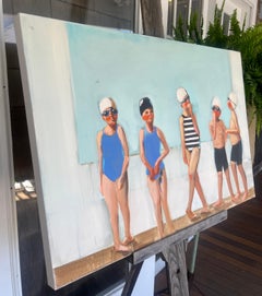 "Between Races": nuotatori, atletica, bambini, piscina, gara, occhialini, CAP