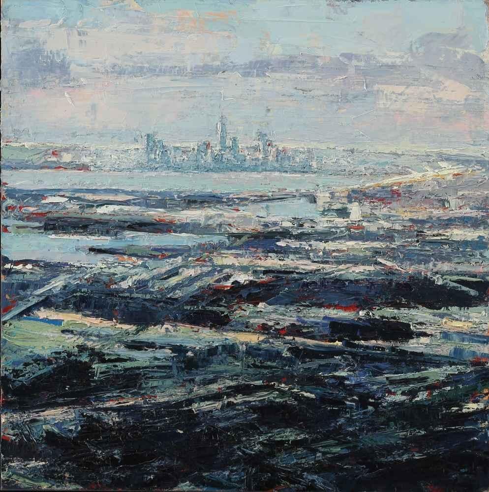 Debbie O'Brien Landscape Painting - East Bay Vista