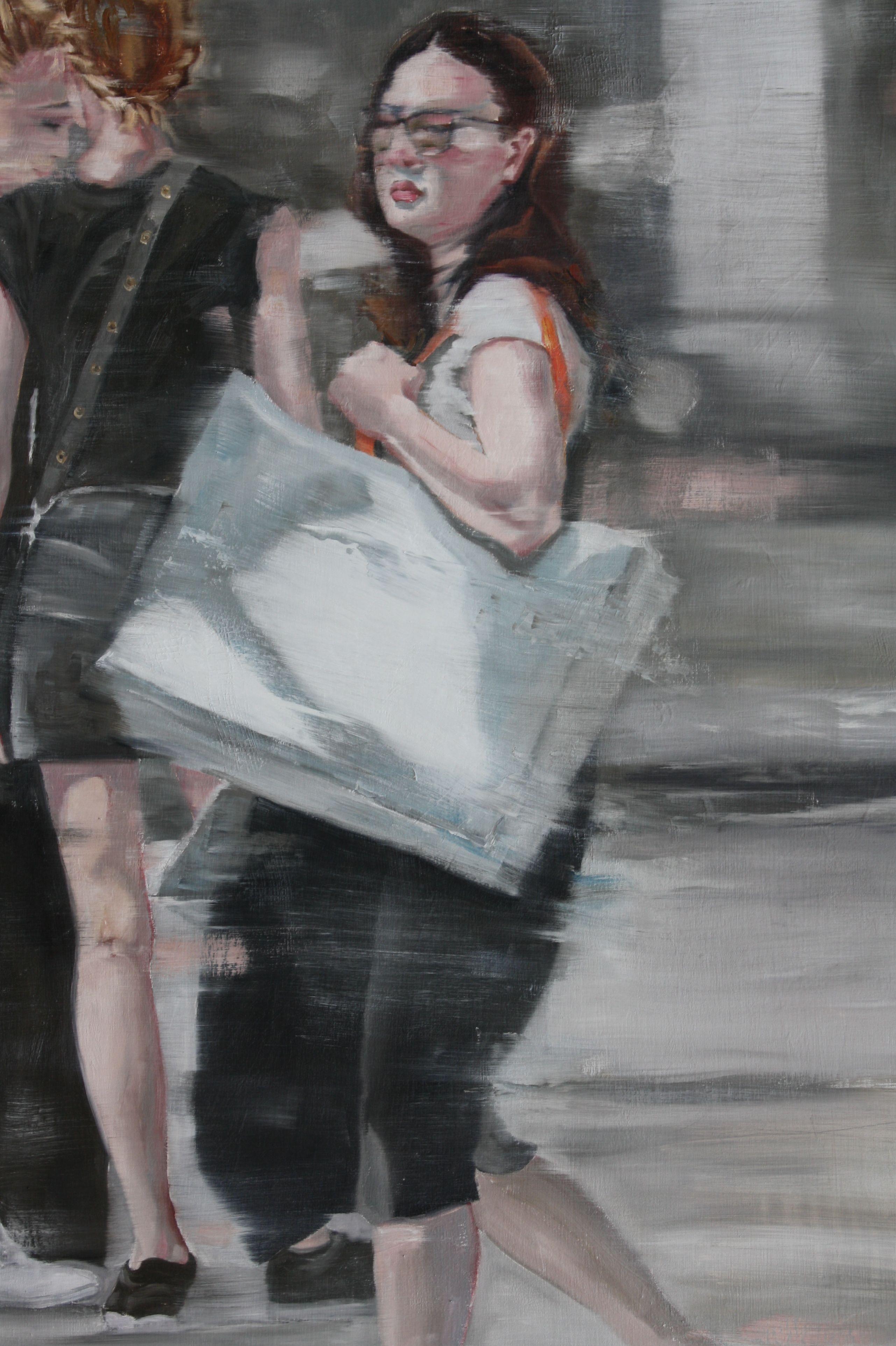 Fading Away, Painting, Oil on Wood Panel 1