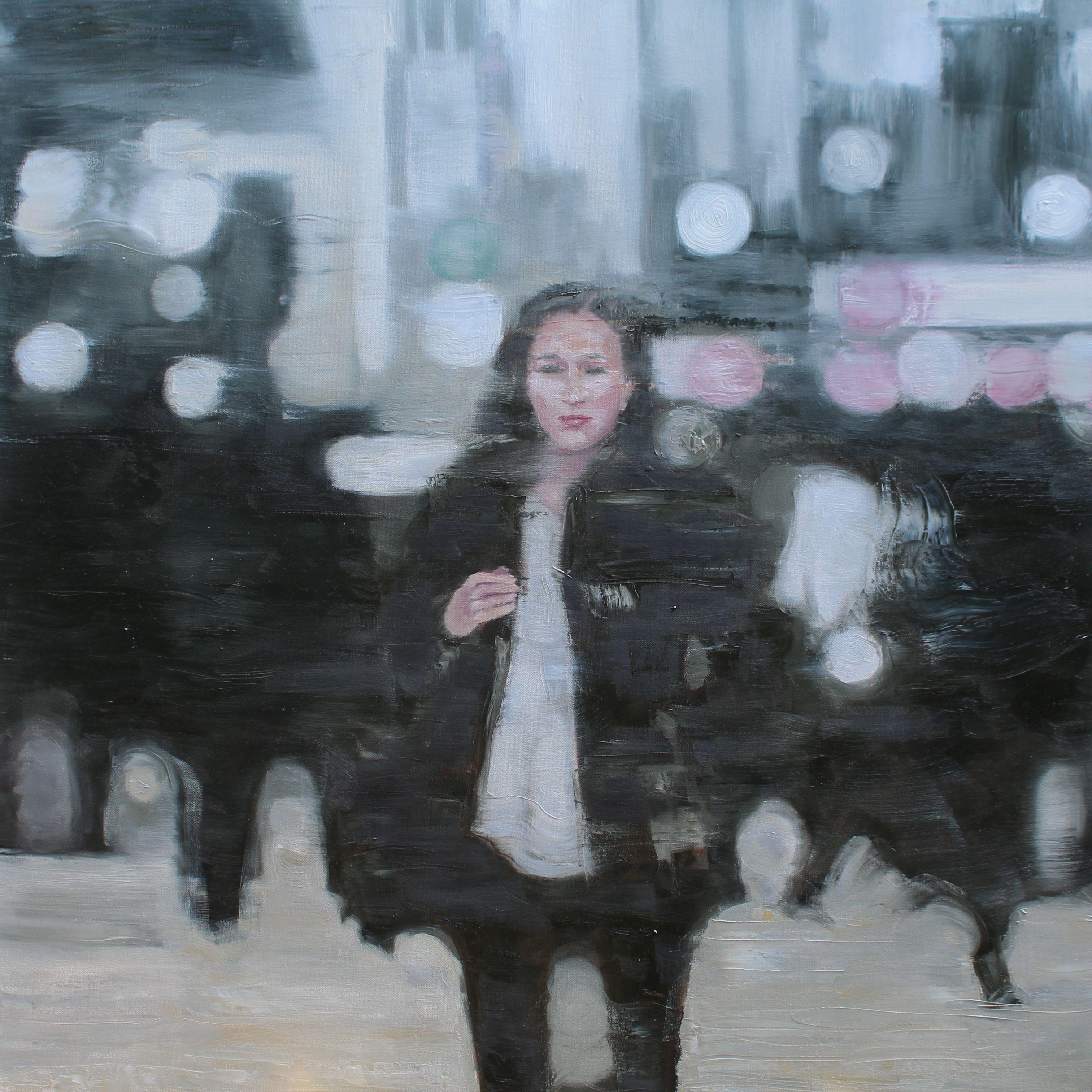 Debbie Pacheco Figurative Painting - Lead the Way, Painting, Oil on Canvas
