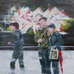 Noticing, Painting, Oil on Wood Panel