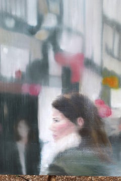 Peinture, huile sur toile « Passing »