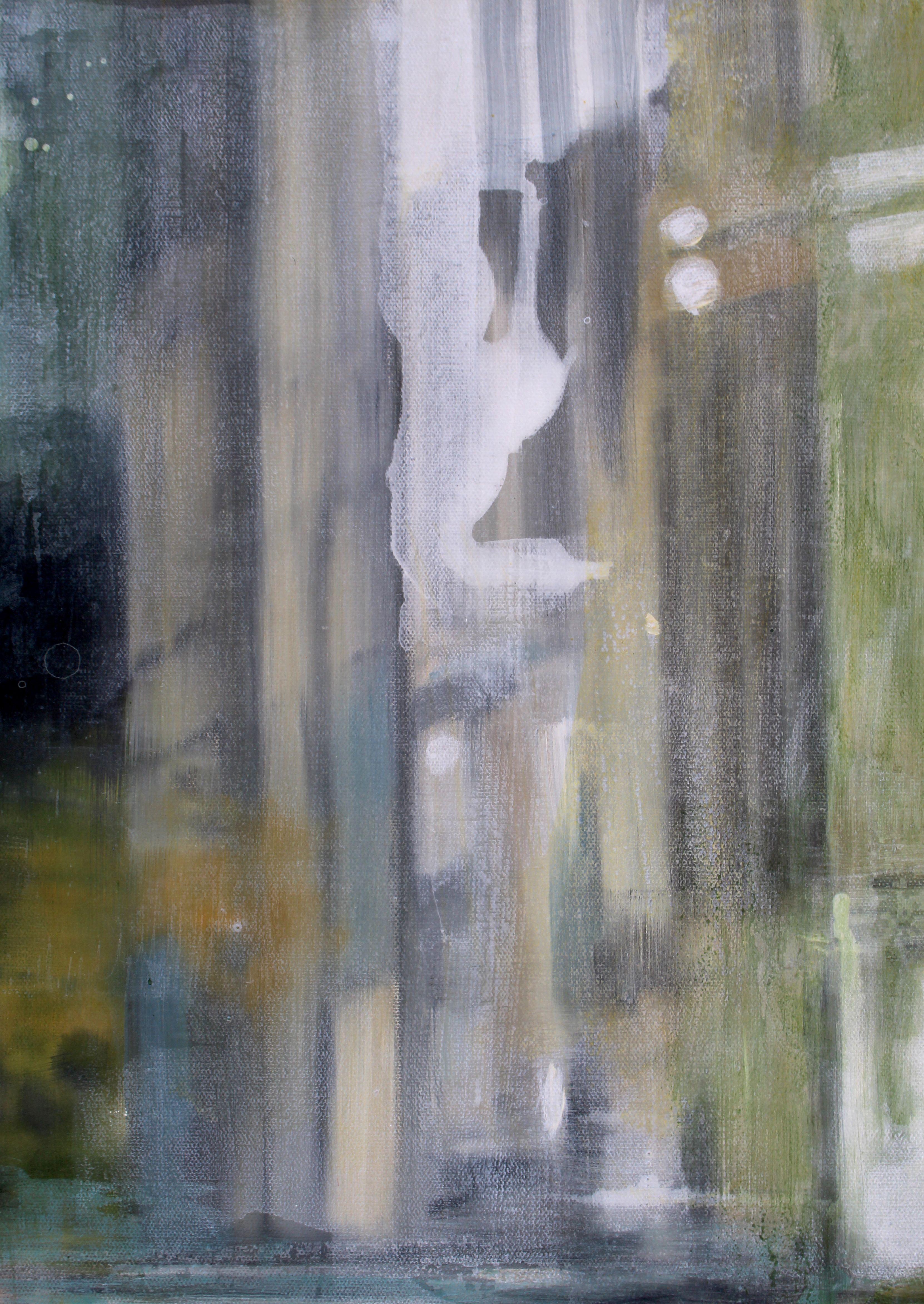 Lo que nos espera, Pintura, Óleo sobre lienzo - Painting Expresionista de Debbie Pacheco