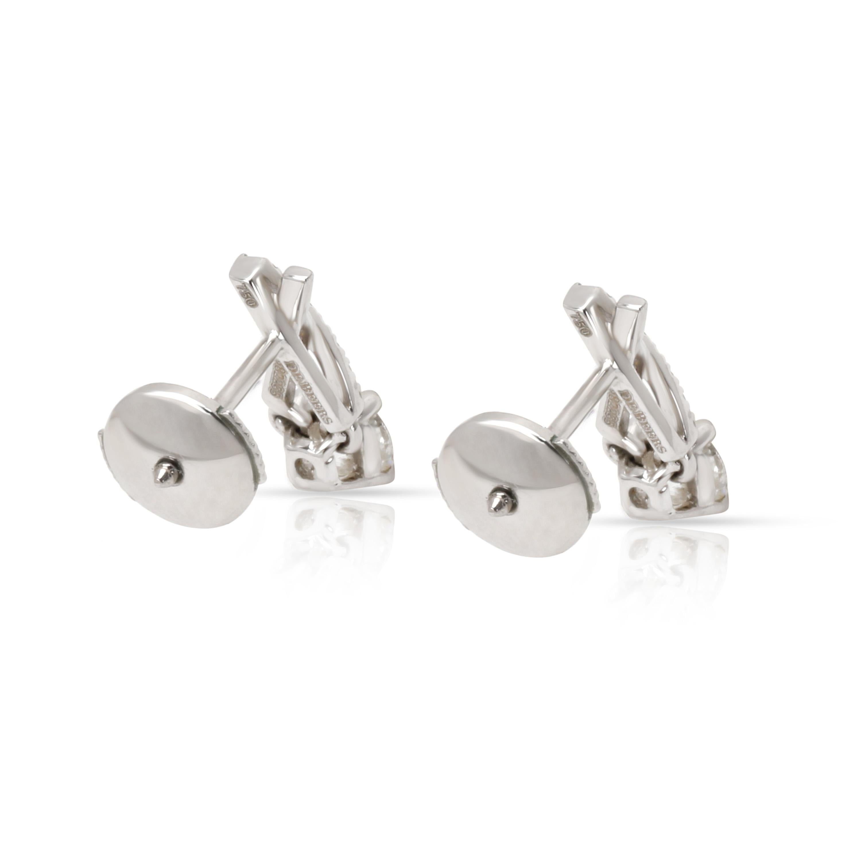 DeBeers Promise Diamond Stud Earrings in 18K White Gold (0.68 CTW)

PRIMARY DETAILS
SKU: 099416
Listing Title: DeBeers Promise Diamond Stud Earrings in 18K White Gold (0.68 CTW)
Condition Description: Retails for 16600 USD. In excellent condition