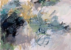 Bayside I, Debora Stewart 2018 Abstract Mixed Media on Paper Painting
