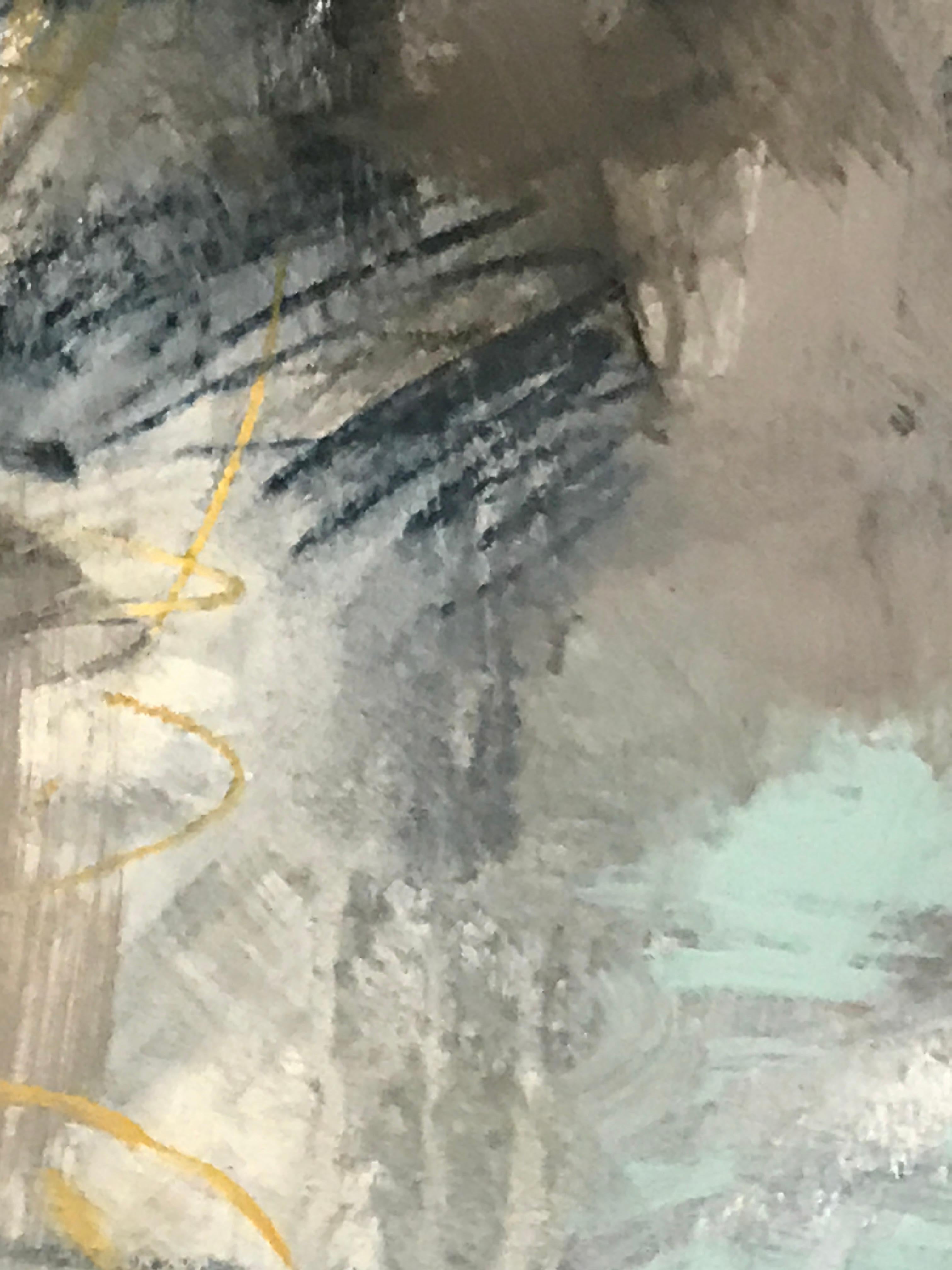 Bayside II, Debora Stewart 2018 Mixed Media on Paper Abstract Painting 3