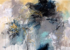 Bayside II, Debora Stewart 2018 Mixed Media on Paper Abstract Painting