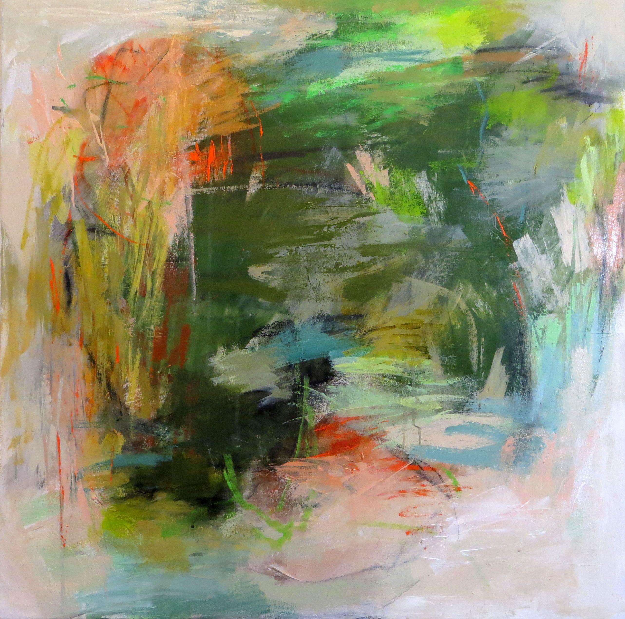 Debora Stewart Abstract Painting - Earth Poem 4, Painting, Acrylic on Canvas