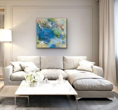 Flowing, Painting, Acrylic on Canvas