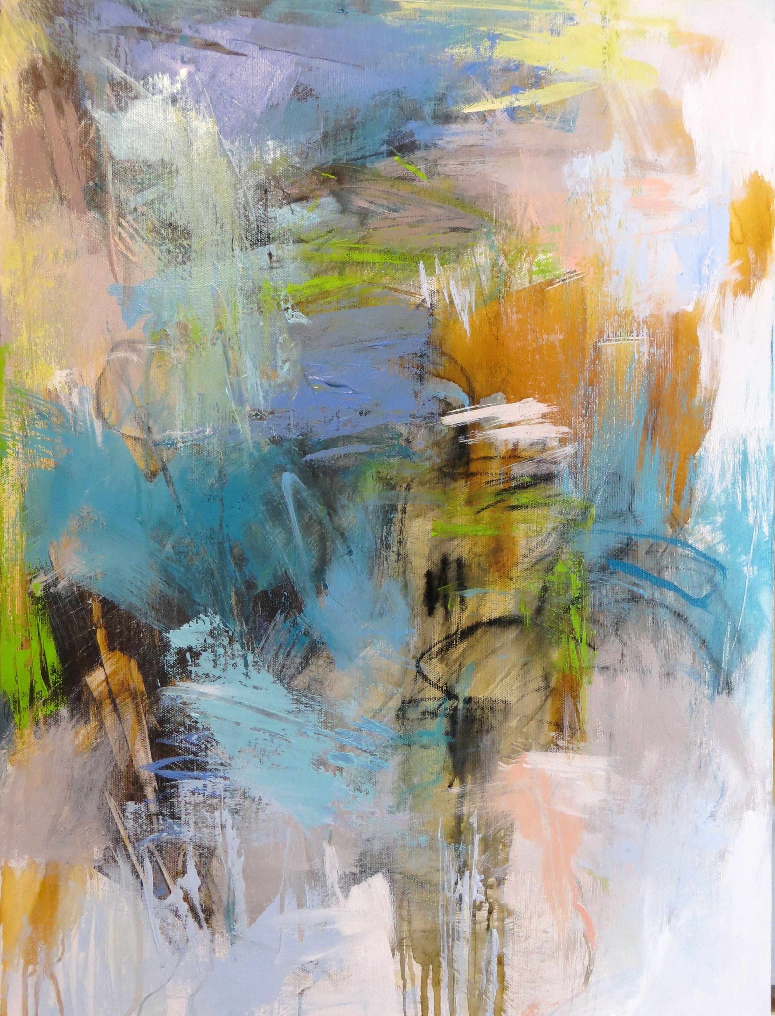 Debora Stewart Abstract Painting – Hidden Nature 11, Painting, Acrylic on Canvas