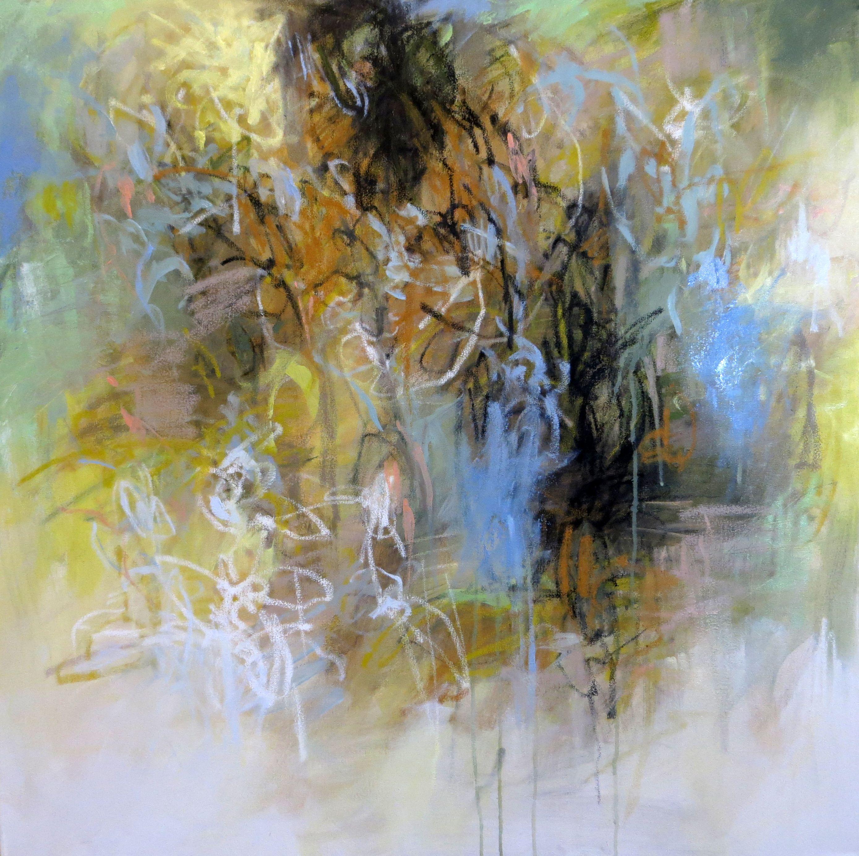 Debora Stewart Abstract Painting - Interlude, Painting, Oil on Canvas