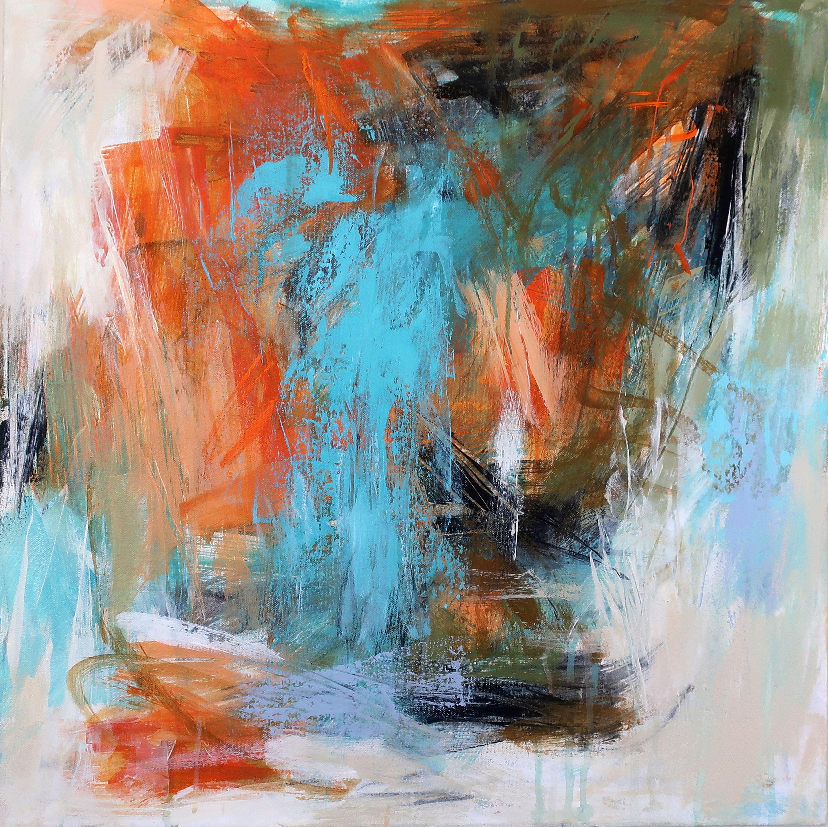 Debora Stewart Abstract Painting - Vibe 1, Painting, Acrylic on Canvas