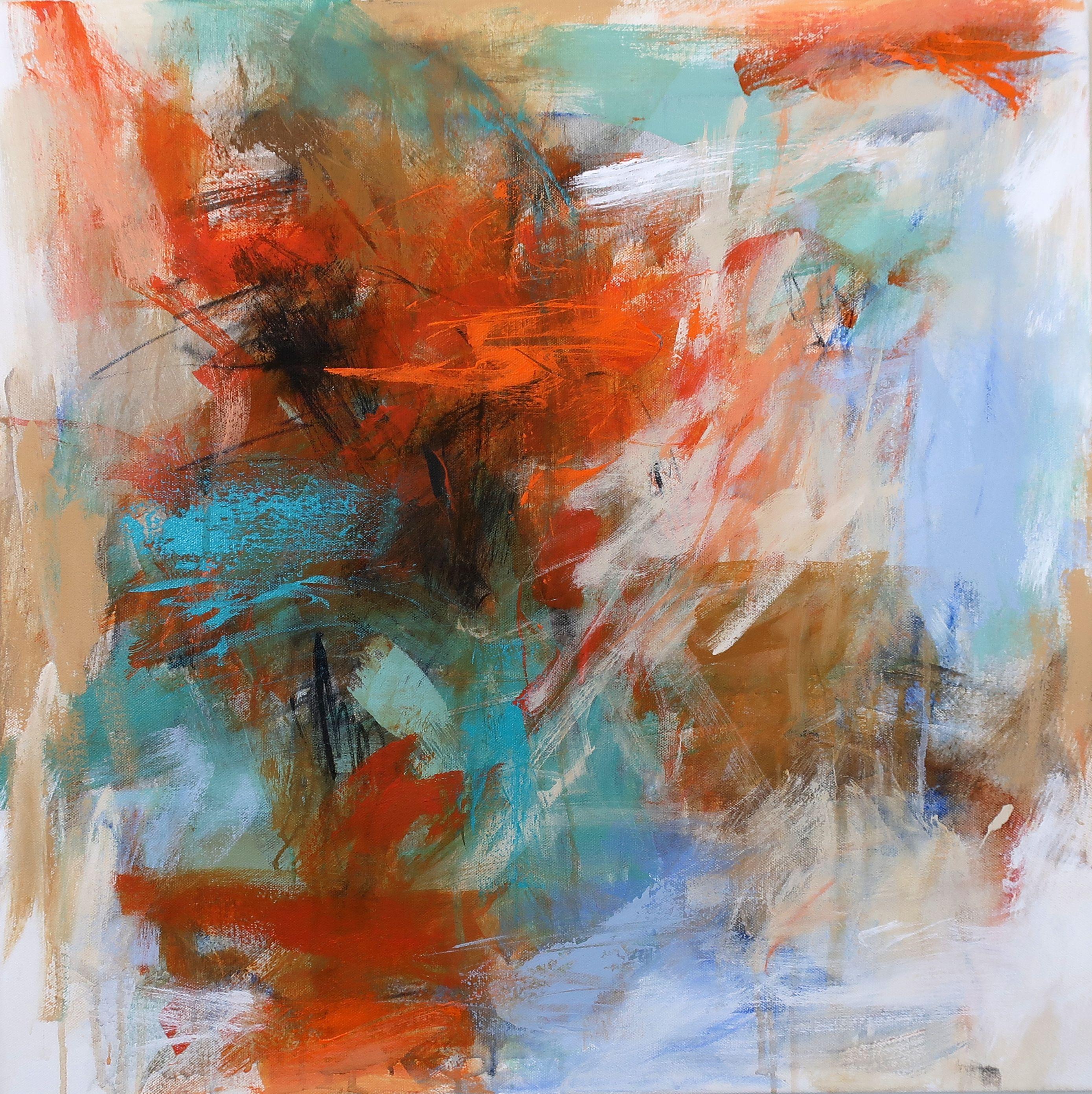 Debora Stewart Abstract Painting - Vibe 2, Painting, Acrylic on Canvas