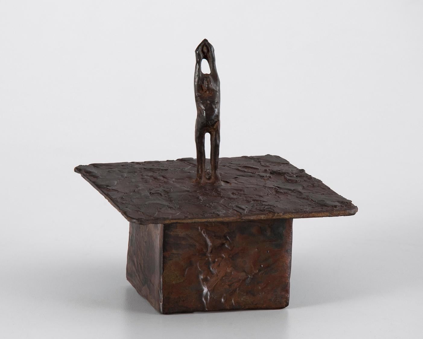 Figurative Sculpture de Deborah Ballard - Salvar a Gaia / Caja de liberación