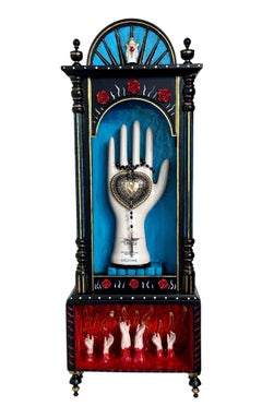 "High Five & Hellfire" (2024) By Michelle Bracewell, Mixed-Media Sculpture