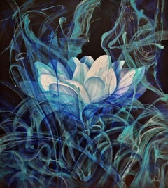 Deborah Bigeleisen - CADUTA DEL VELO DA SPOSA, Pittura 2021