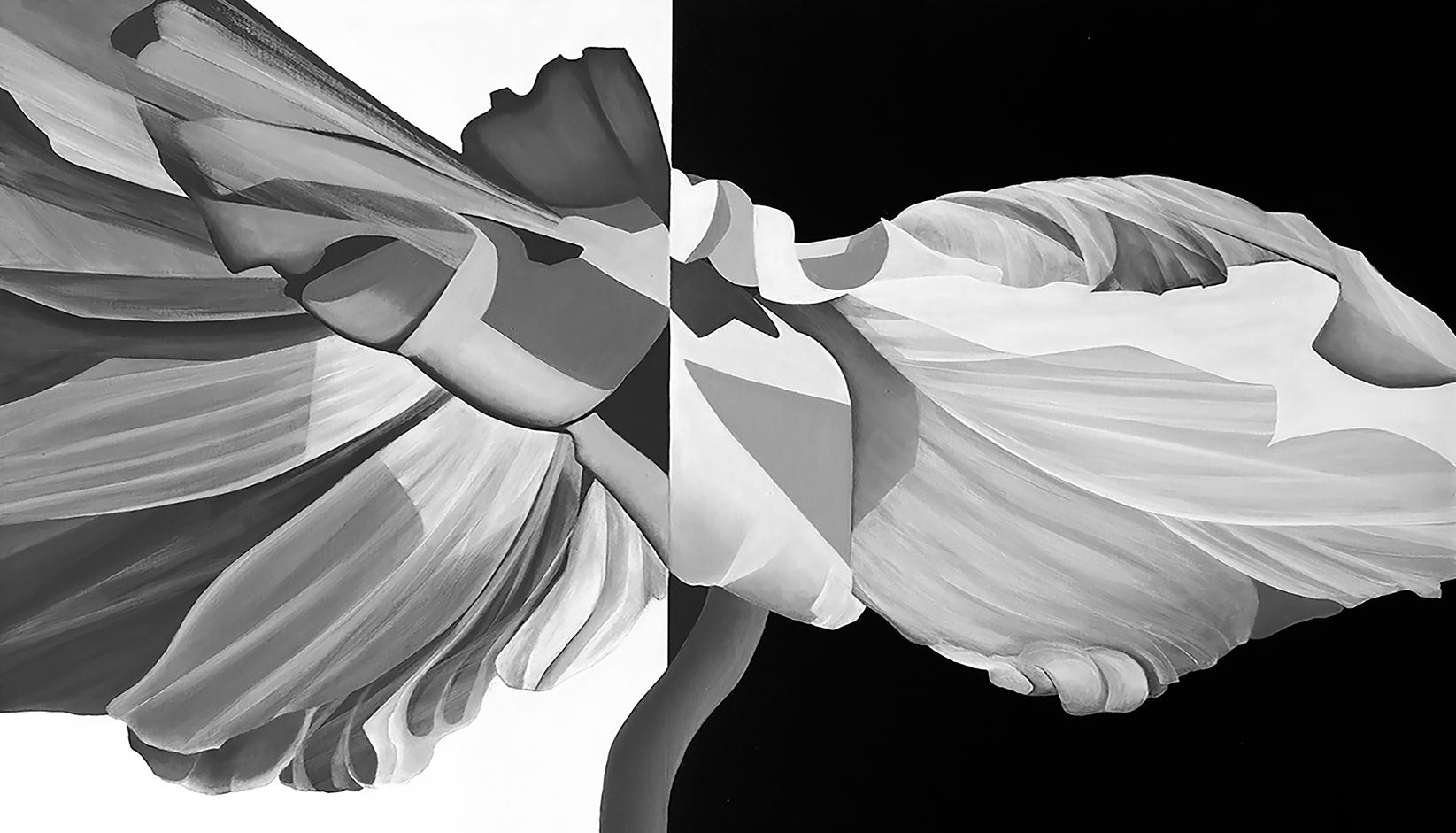 Deborah Bigeleisen - Dualidad 2 (recortada horizontalmente), Pintura 2025