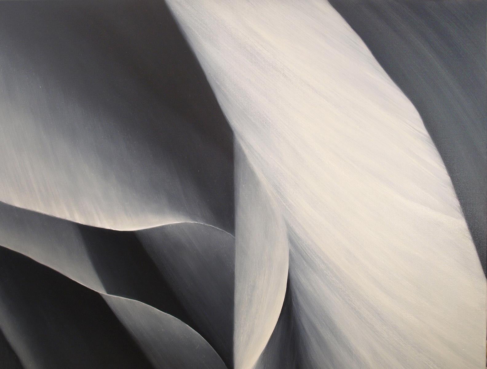 Grey Pedals - Untitled 29
 40 X 40 Oil on canvas

Contemporary artist Deborah Bigeleisen is celebrated for her exceptional ability to toggle between abstraction and representation creating a new genre of floral painting to embody a modern