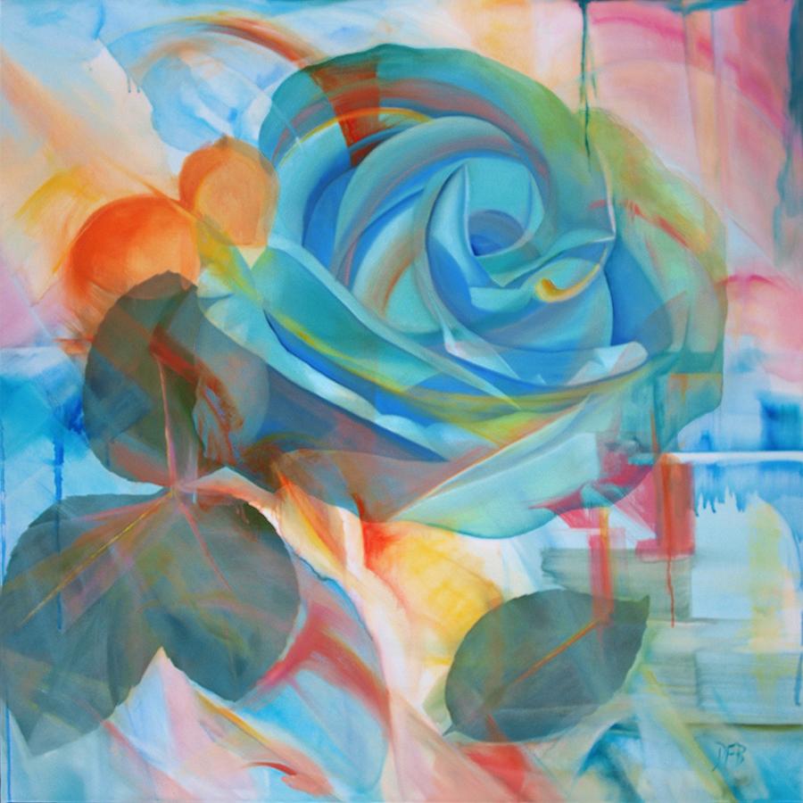 Having started my career by painting Rembrandt-like portraits of luminous white roses, I credit my discovery of fractals for transforming my artistic vision, and changing the direction and force of my work. Always working with a single image of a