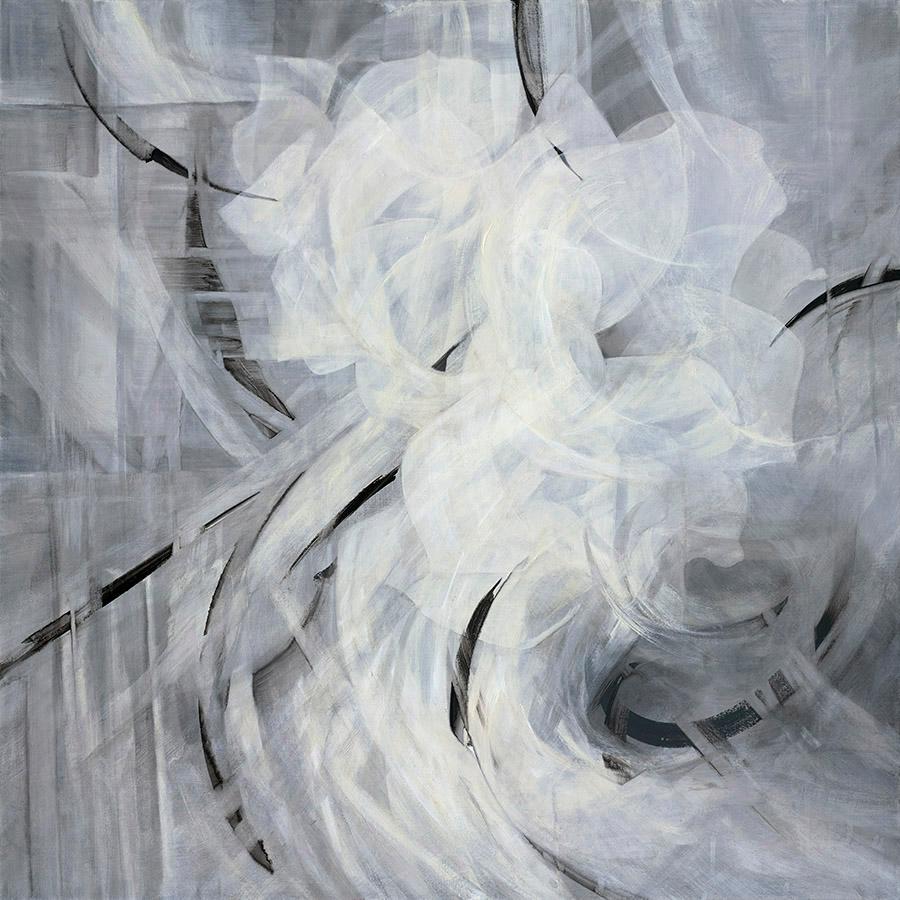 Deborah Bigeleisen Abstract Painting - Swept Away