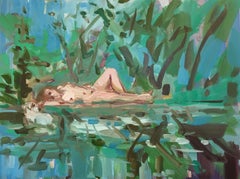 "Ophelia"-2019 oil on canvas 24" x 18" by painter Deborah Brown