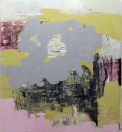 Deborah Dancy "Smoke Signals" - Abstract oil painting on canvas