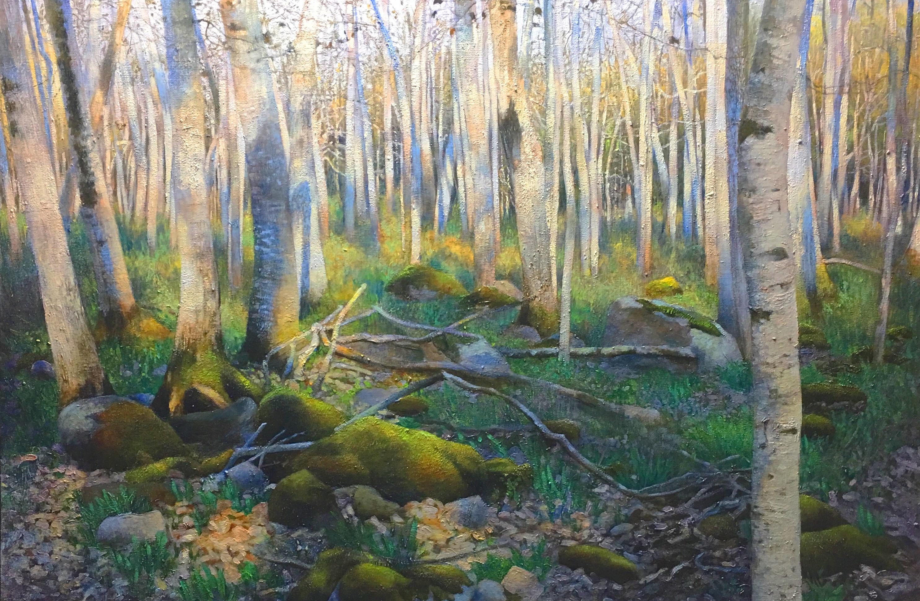 Deborah Ebbers Landscape Painting - Forest Glen