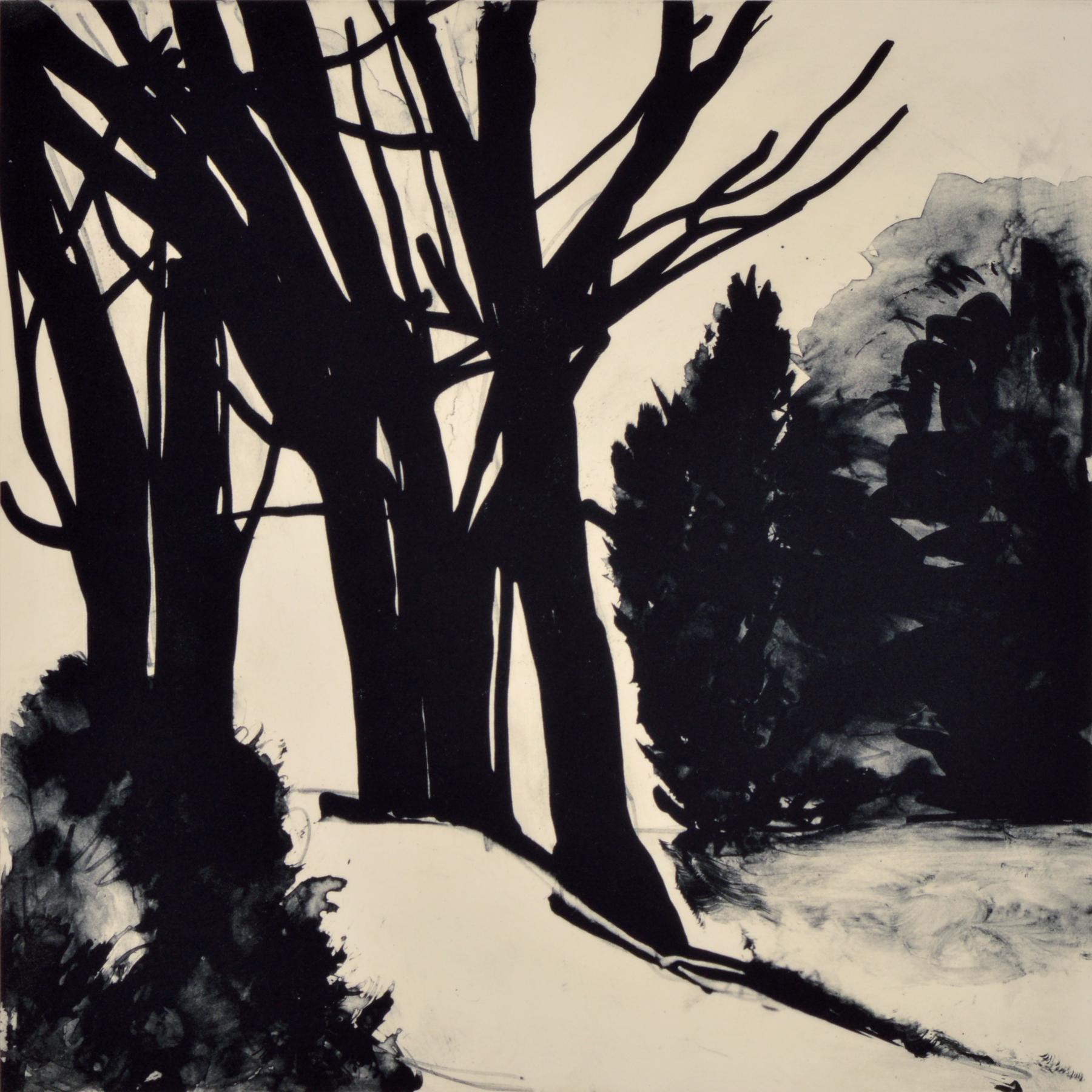 Deborah Freedman Landscape Print – Kalte Quelle I